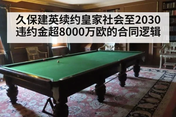 久保建英续约皇家社会至2030 违约金超8000万欧的合同逻辑